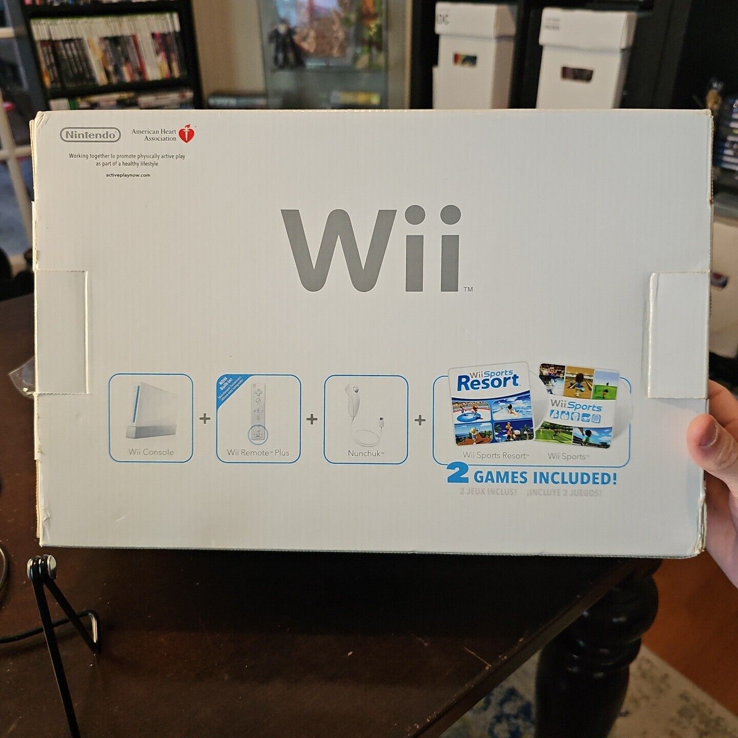 Nintendo Wii Sports & Resort White Console System In Box Clean & TESTED