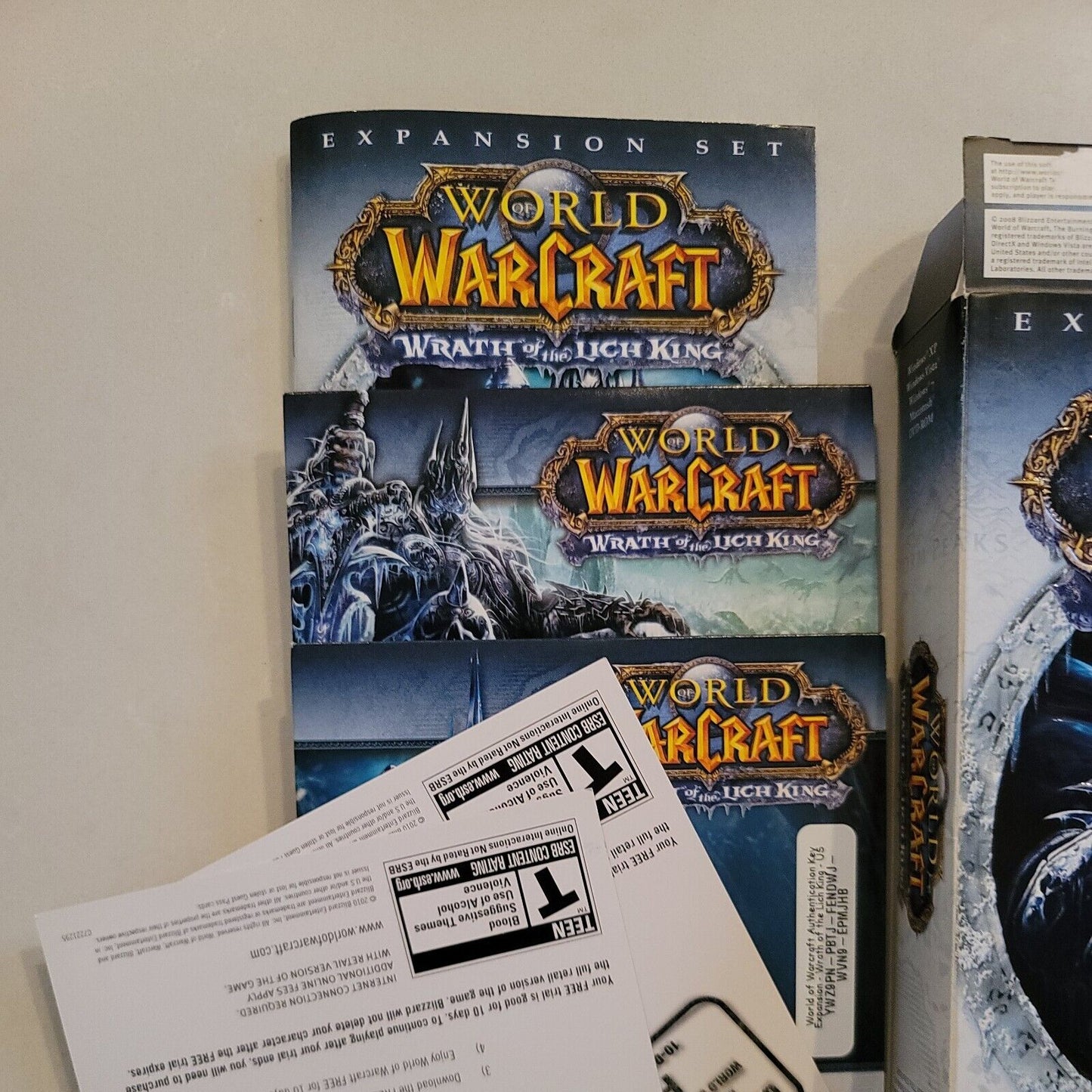 World of Warcraft: Wrath of the Lich King PC Computer Game FUN For Sale BB3