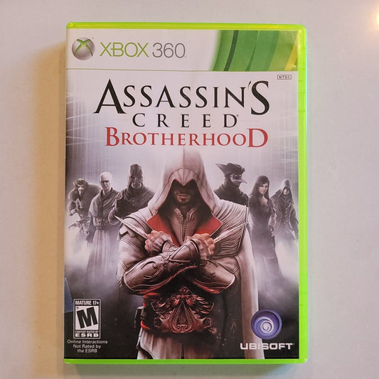 Assassin's Creed: Brotherhood (Microsoft Xbox 360, 2010) Complete w/ Manual BB3