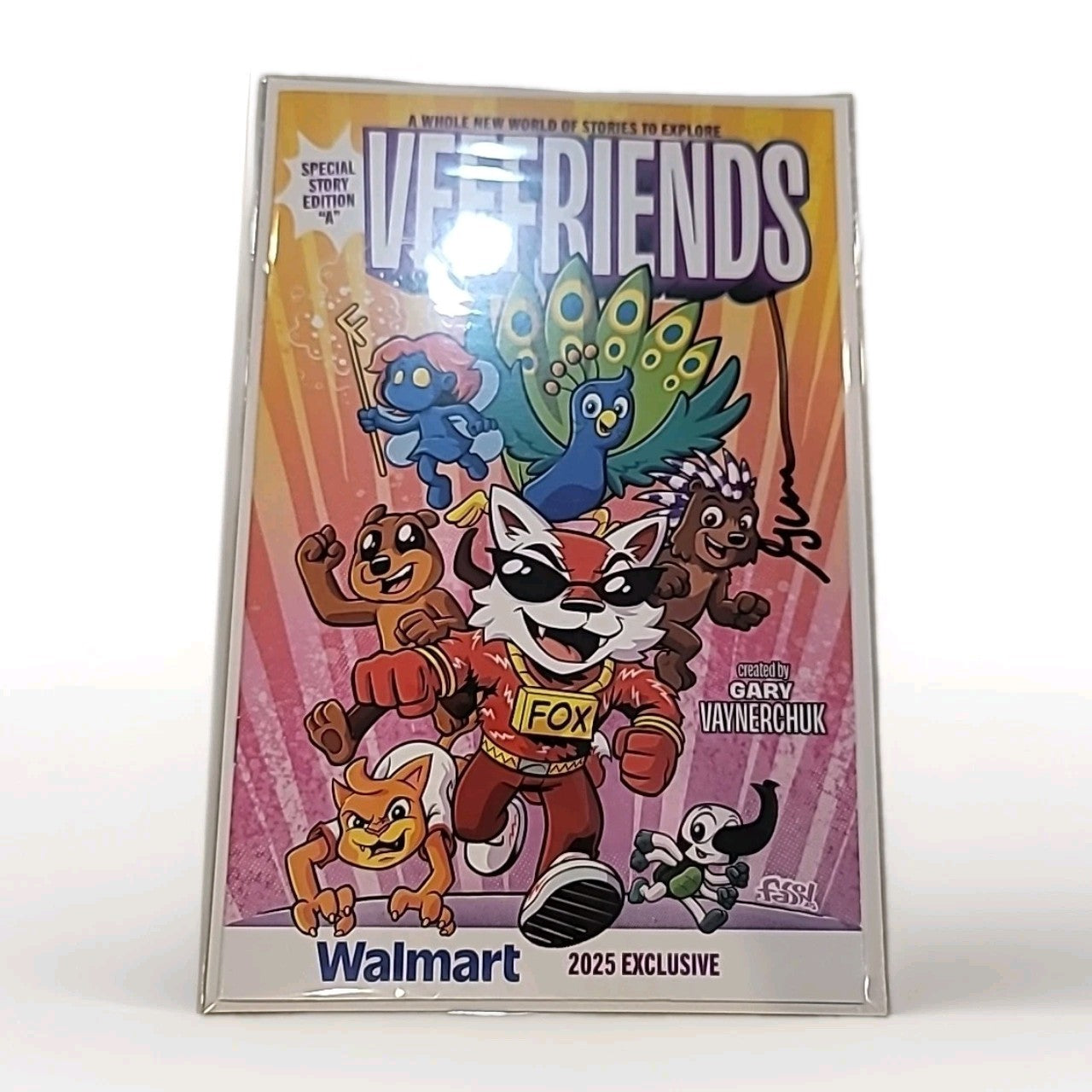 SIGNED! 2025 NYCC Veefriends exclusive Comic And Stickers Walmart NY Comic Con 