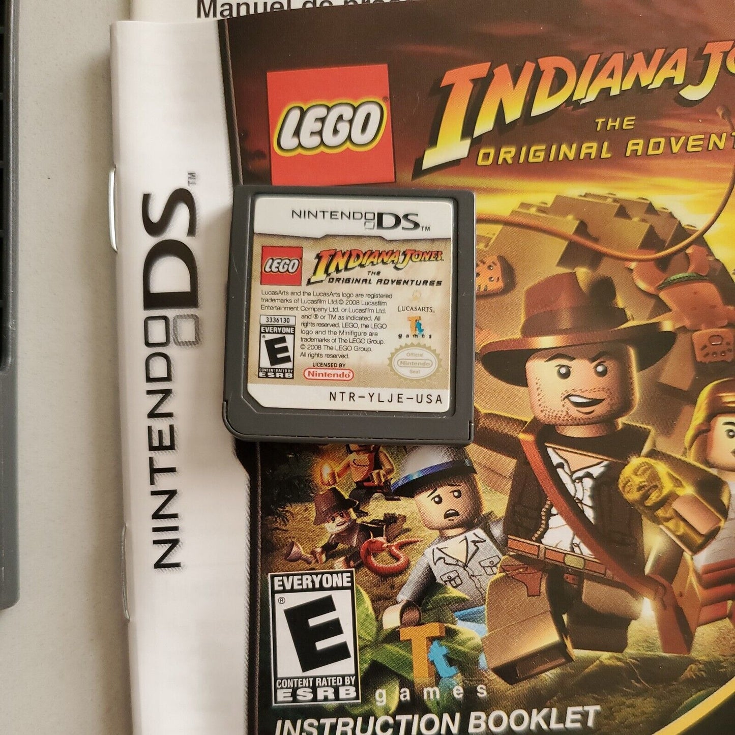 Lego Indiana Jones NINTENDO DS the Original Adventures CIB Complete