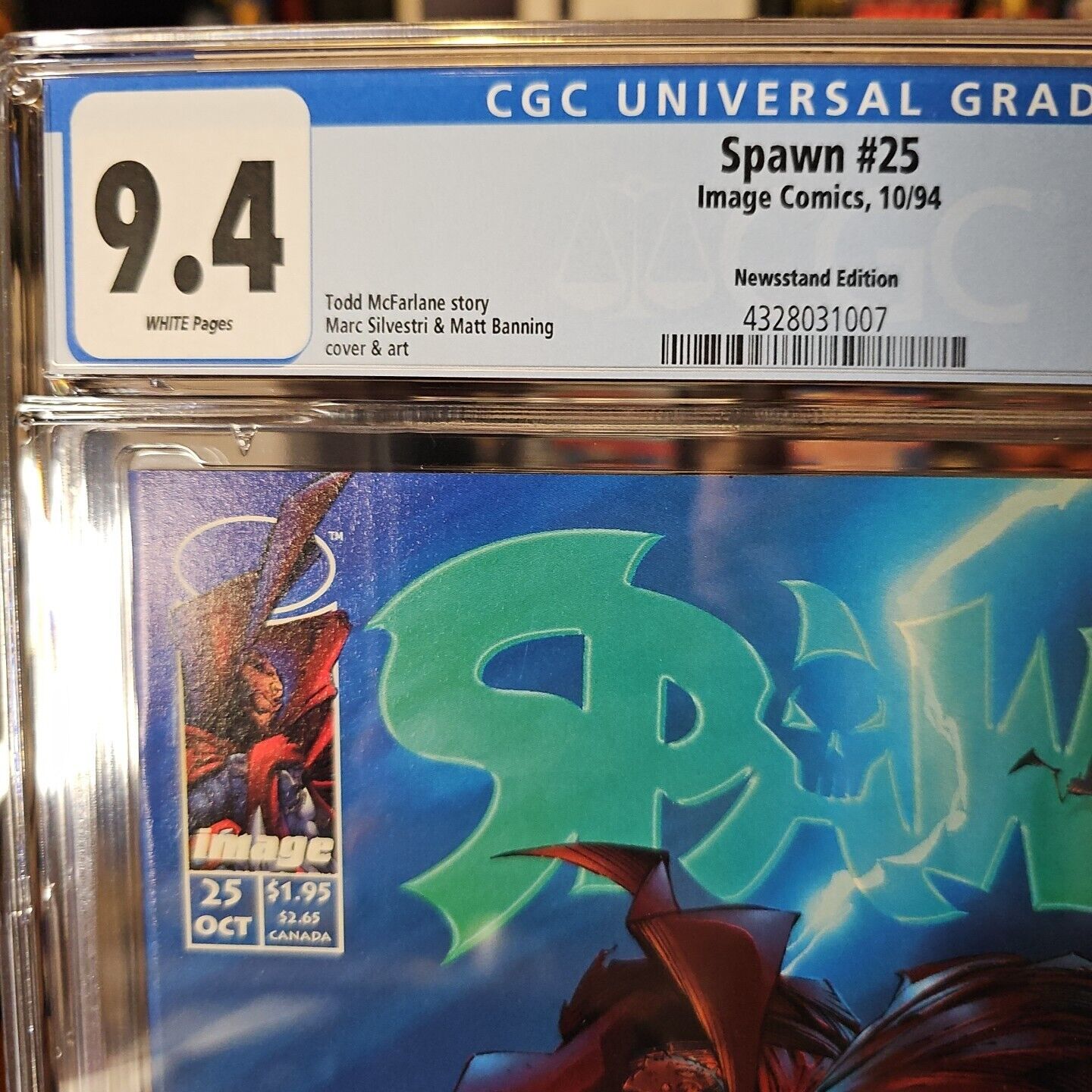 Spawn 25 Newsstand GC 9.4 Image Comics 1994