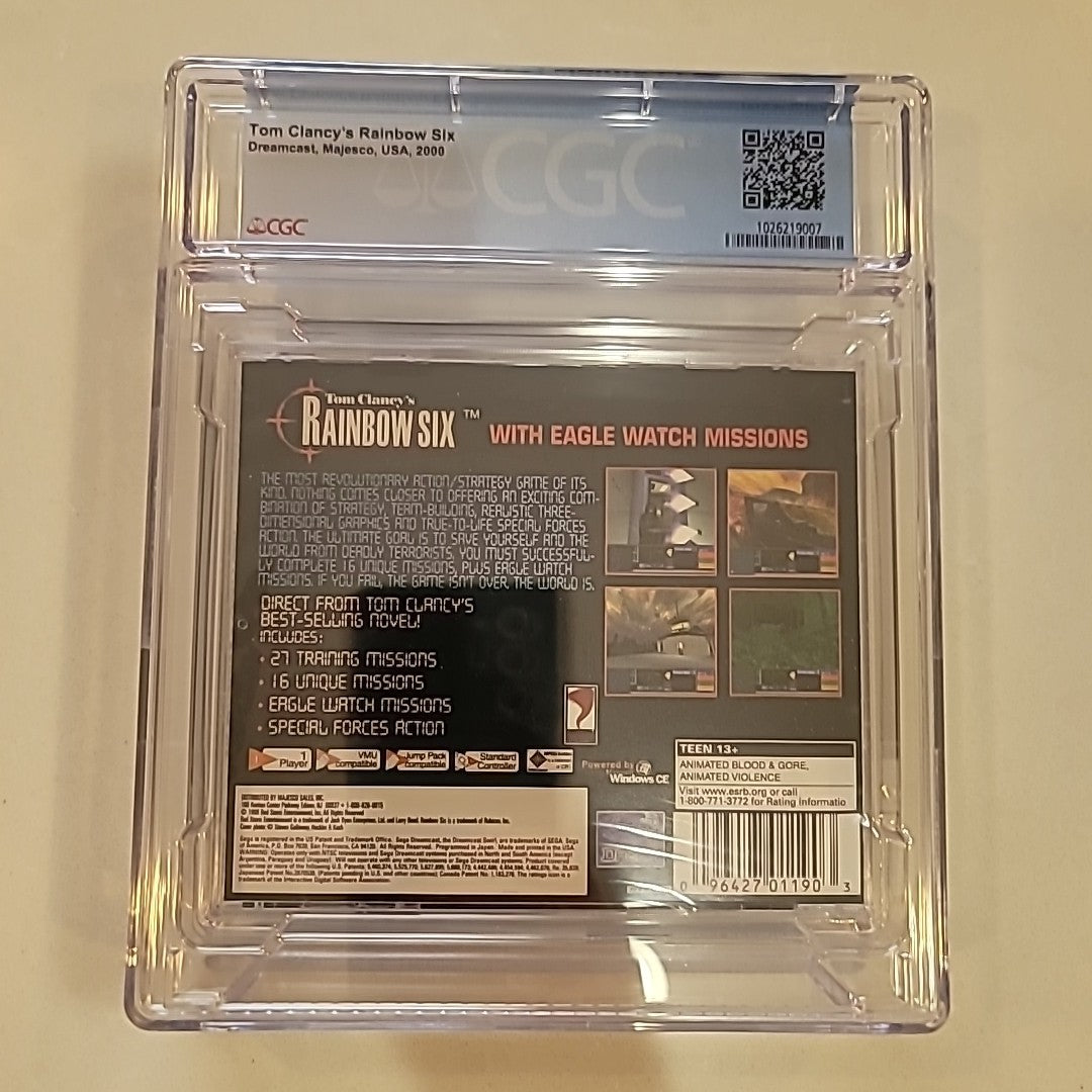Tom Clancy's Rainbow Six (Sega Dreamcast, 2000) - CGC 9.9 A++ Sealed