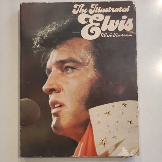 1976 The Illustrated Elvis Paper Back book W.A. Harbinson 160 pgs w/ photos SB10