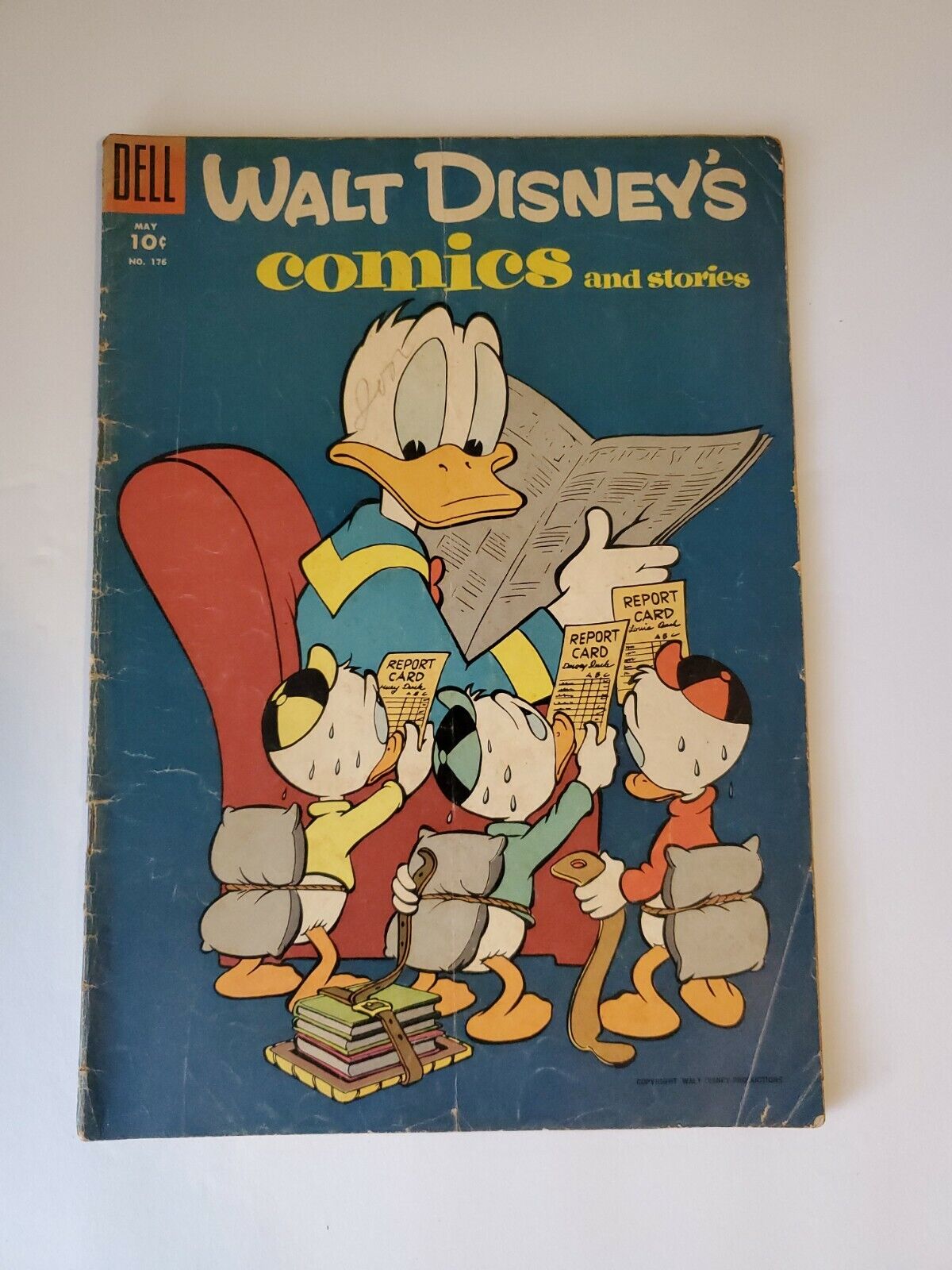 Walt Disney’s Comics And Stories 176 Gd- Good- 1.8 Dell Comics Golden Age