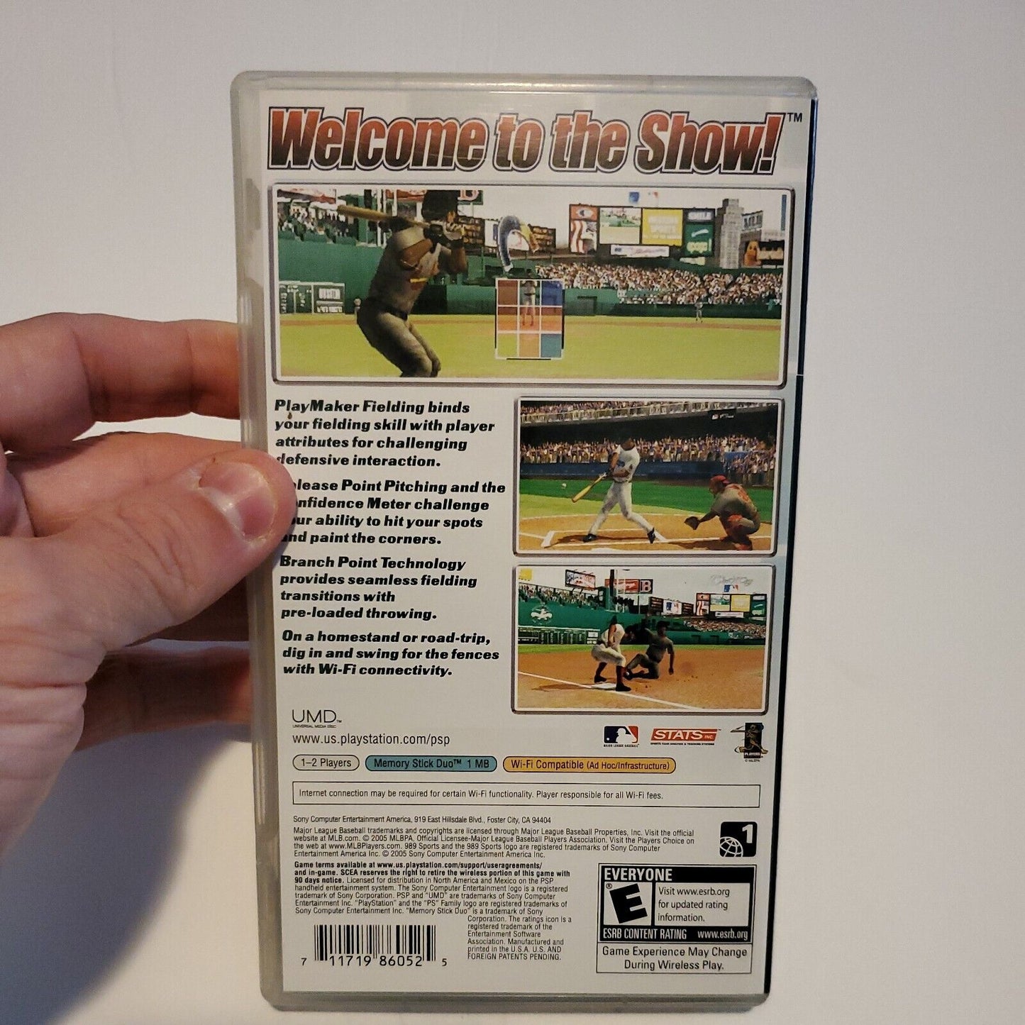 ⚾️ MLB Sony Playstation PSP Video Game Complete With Manual CIB