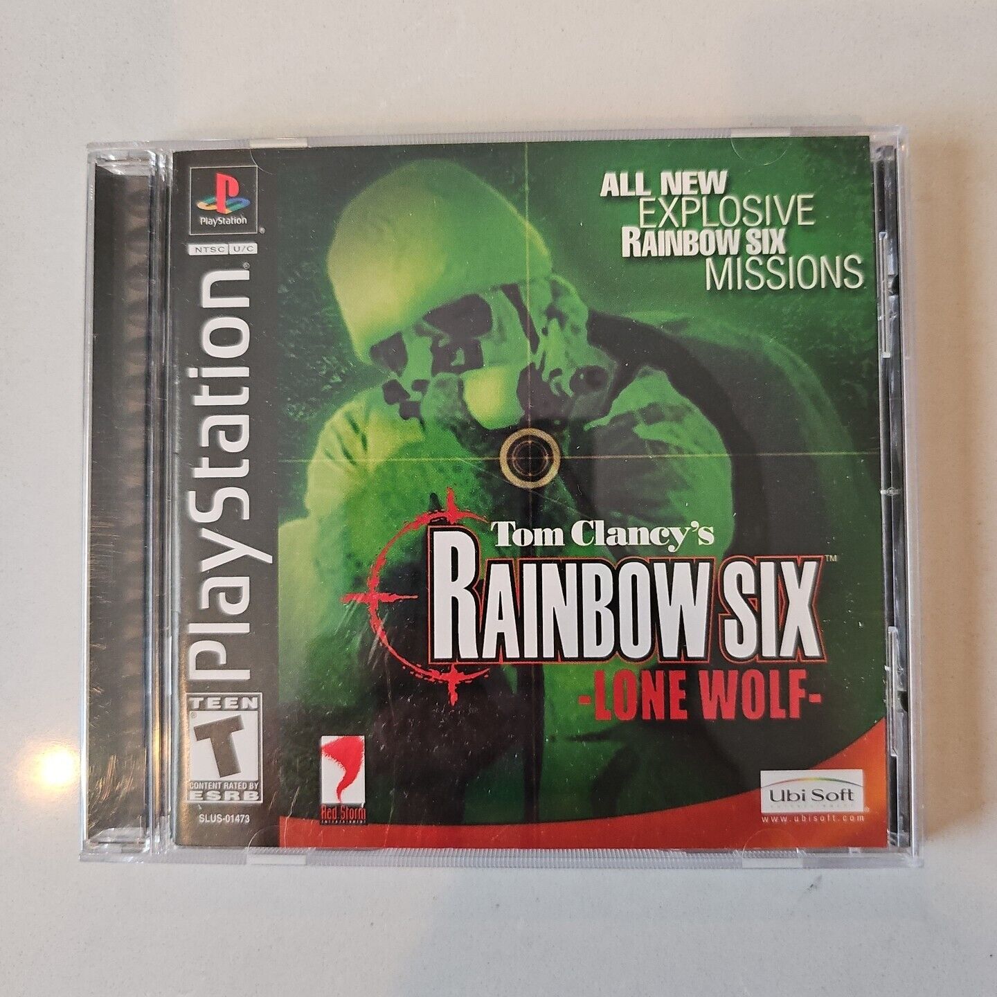 Tom Clancy's Rainbow Six: Lone Wolf Sony PlayStation 1 PS1 2002 Tested