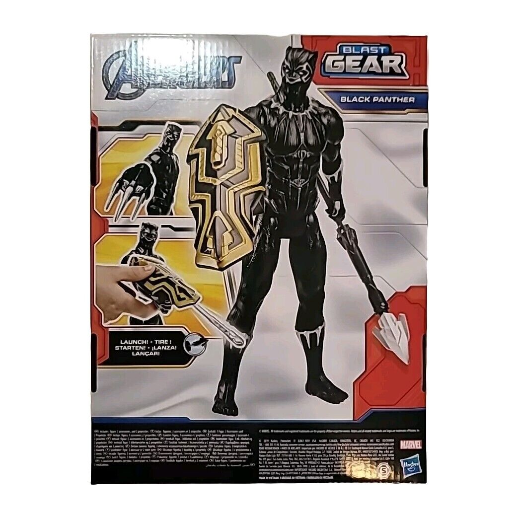 Marvel Avengers Black Panther Blast Gear Titan Hero Series 