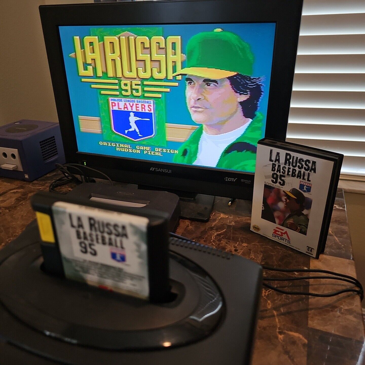 La Russa Baseball 95 (Sega Genesis, 1994) - Complete - Tested