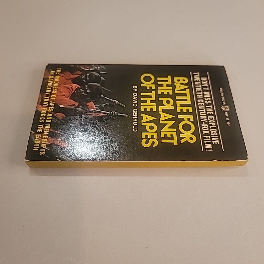 Vintage 1973 Battle For The Planet of The Apes Paperback Book David Gerrold