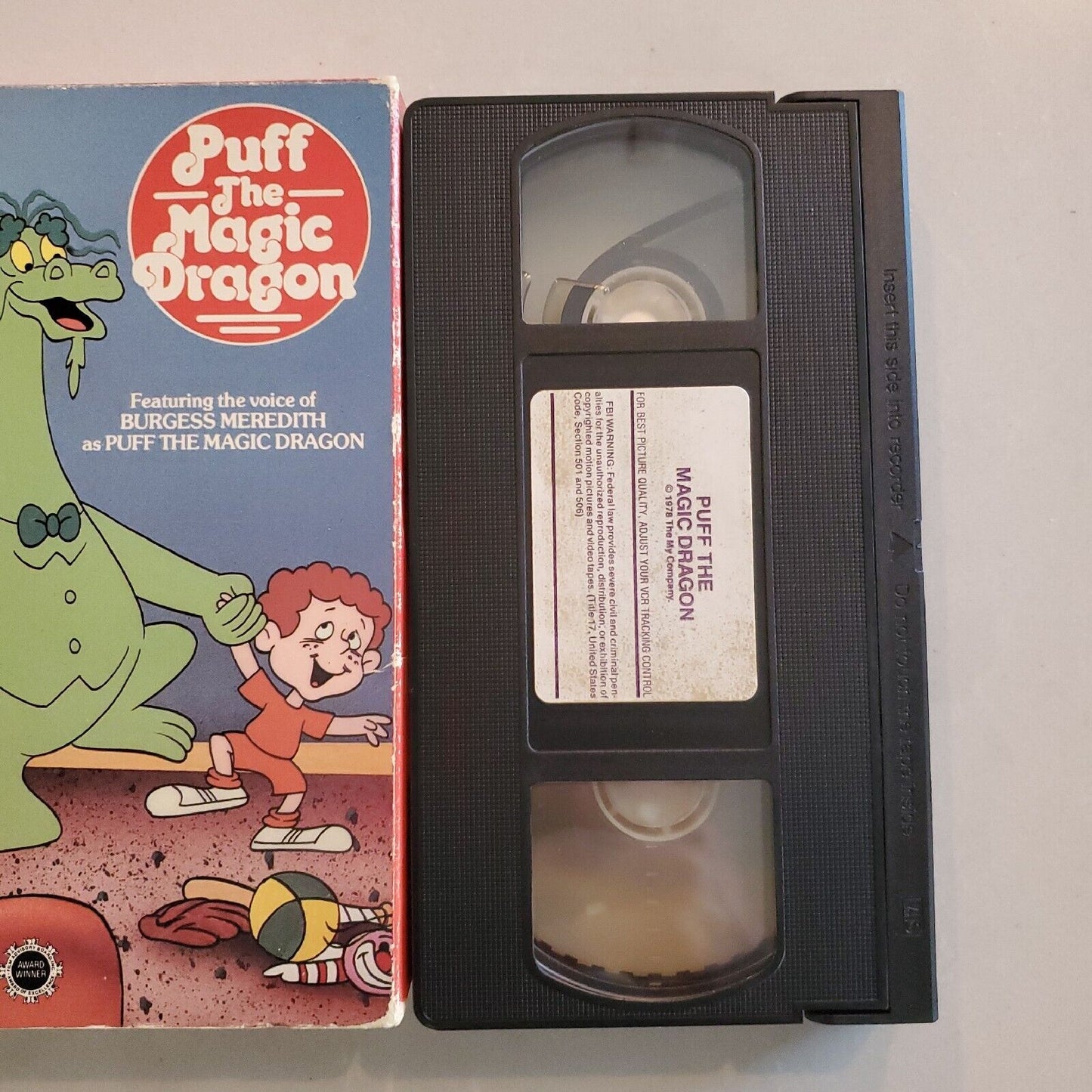 Puff The Magic Dragon (VHS, 1985) Rare