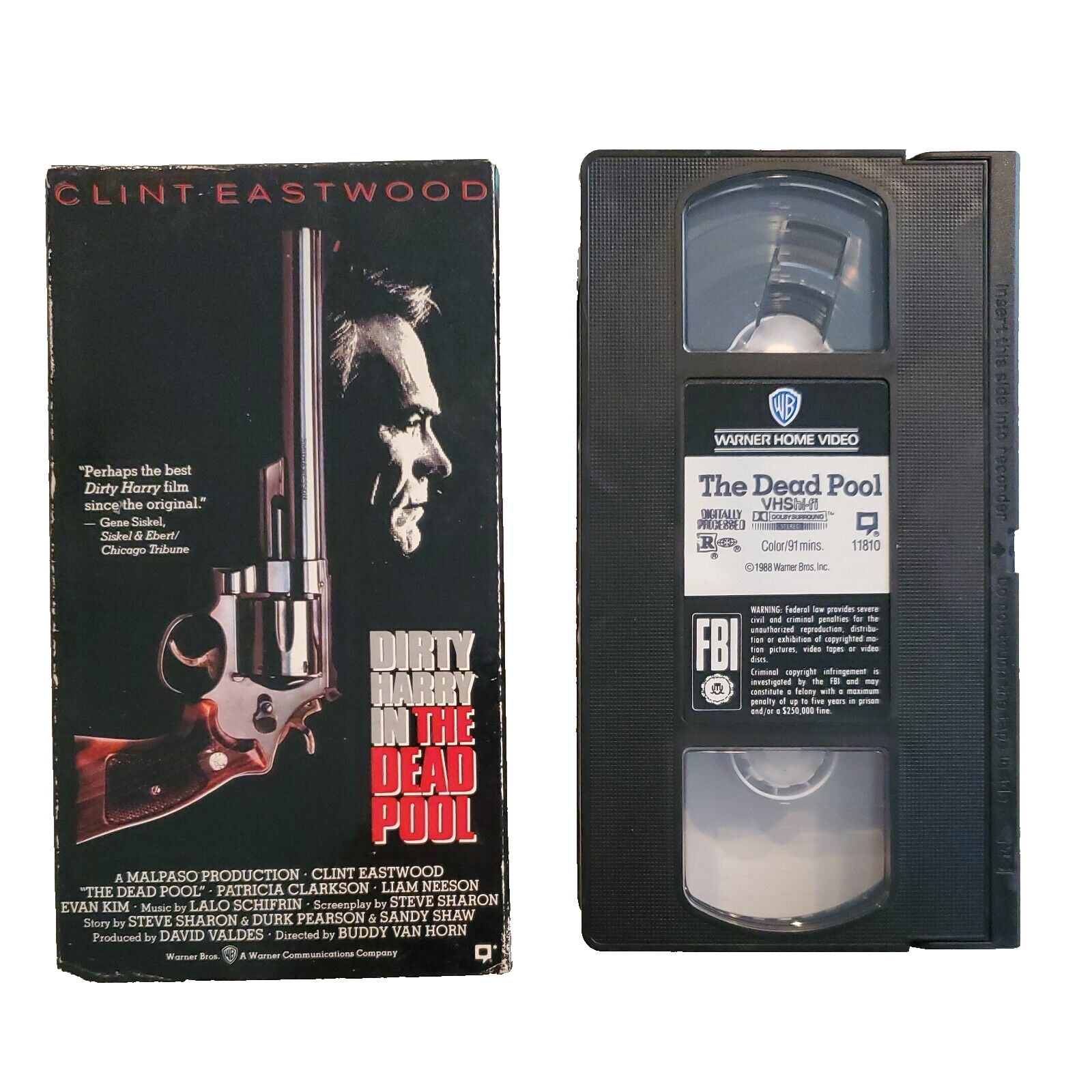 Dirty Harry in The Dead Pool (VHS, 1989)