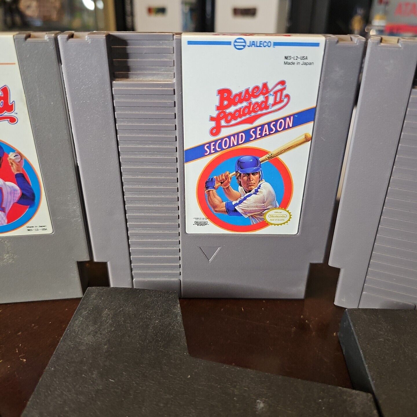 Bases Loaded 1 2 3 II III Lot Nintendo Entertainment System NES With SLEEVES