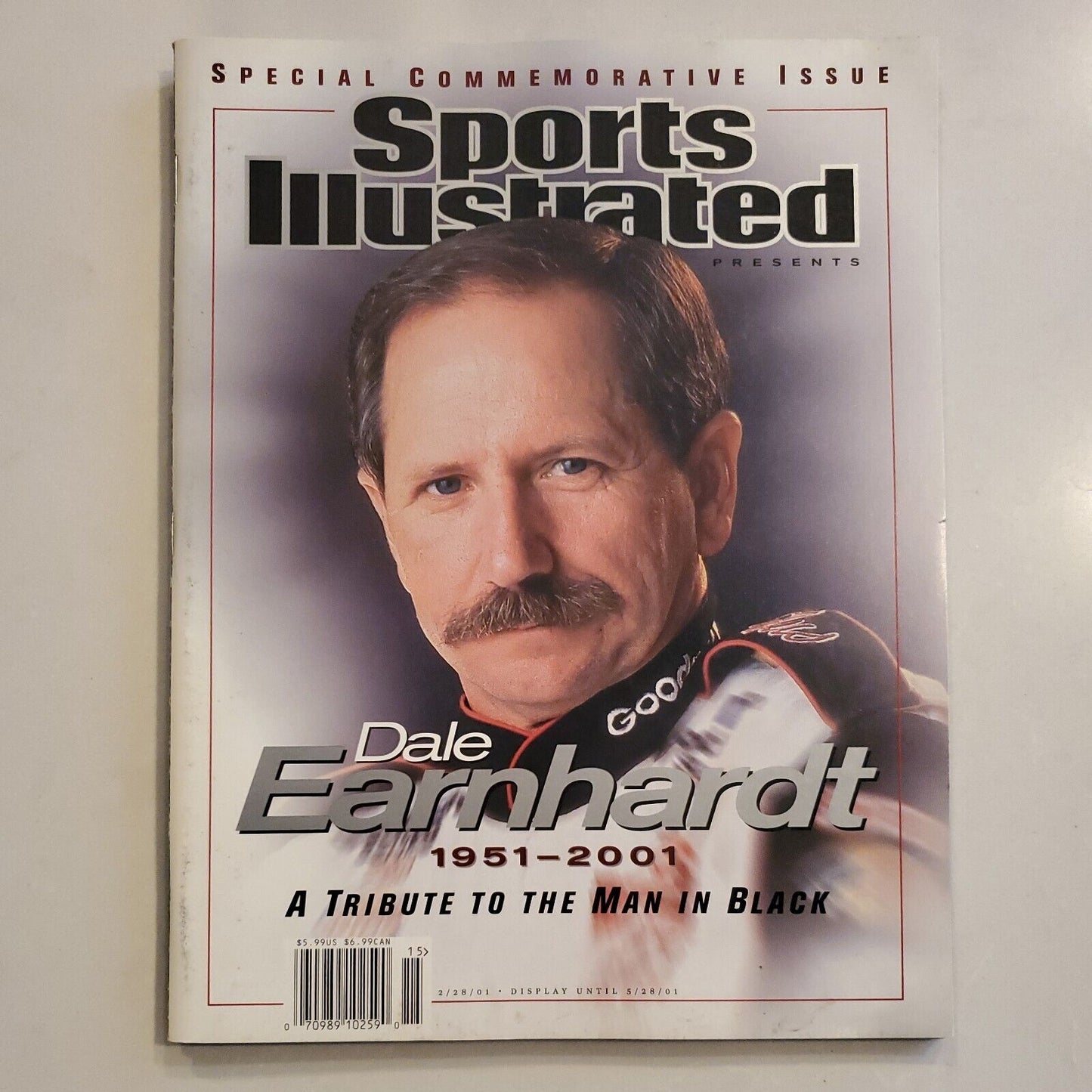 Dale Earnhardt Sports Illustrated Special Commemorative Issue Tribute 2/28/2001 