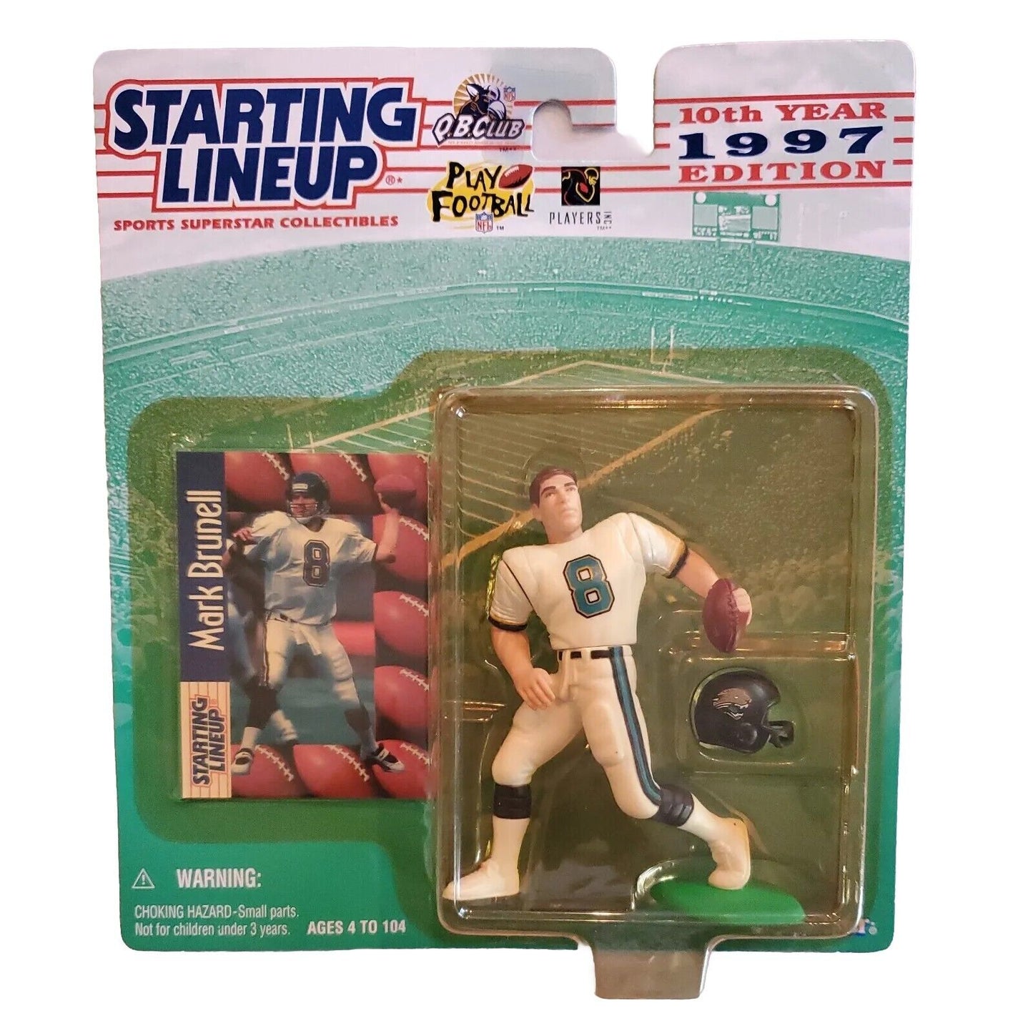 NFL Football Starting Lineup (1997) Mark Brunell Jacksonville Jaguars Figure