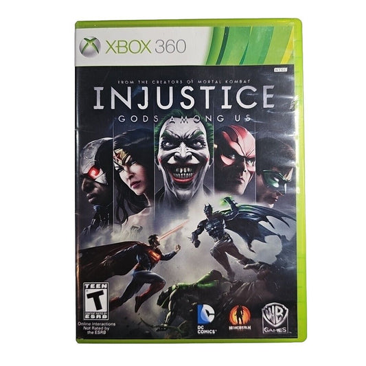 Injustice: Gods Among Us - Xbox 360 CIB TESTED AND WORKS 