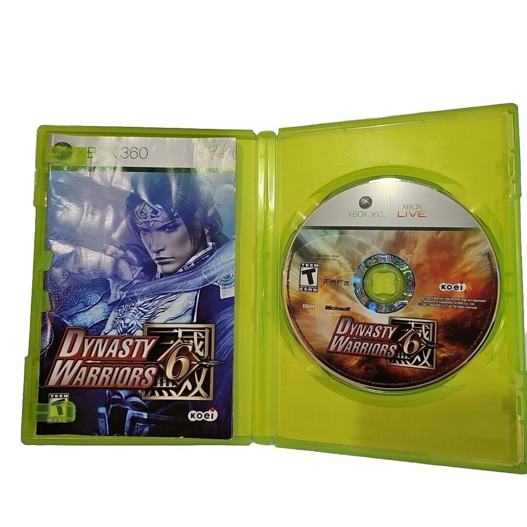 Dynasty Warriors 6 Microsoft Xbox 360 2008 CIB Complete TESTED