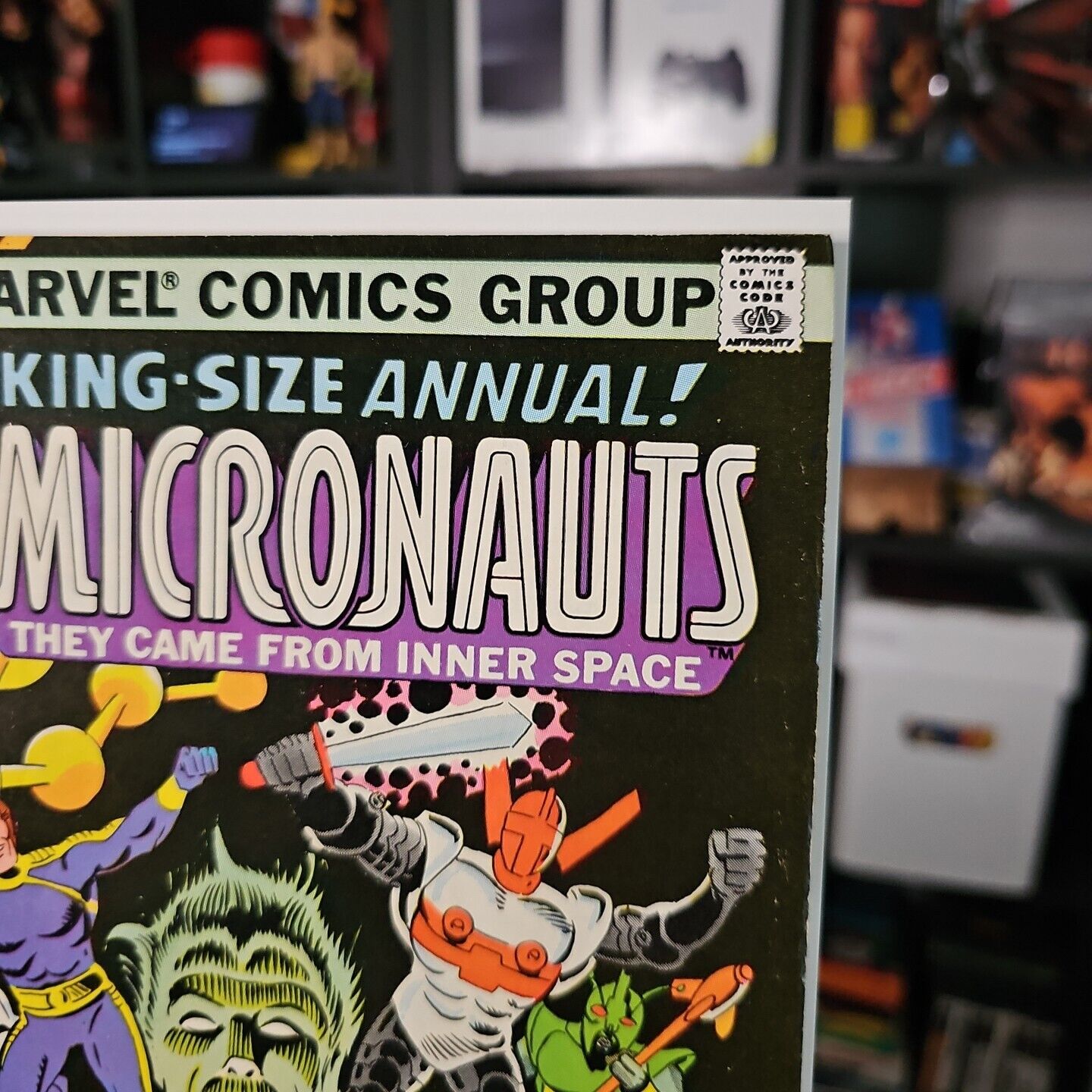 Micronauts King Size Annual 1 Marvel 1979 F+ Steve Ditko Bill Mantlo