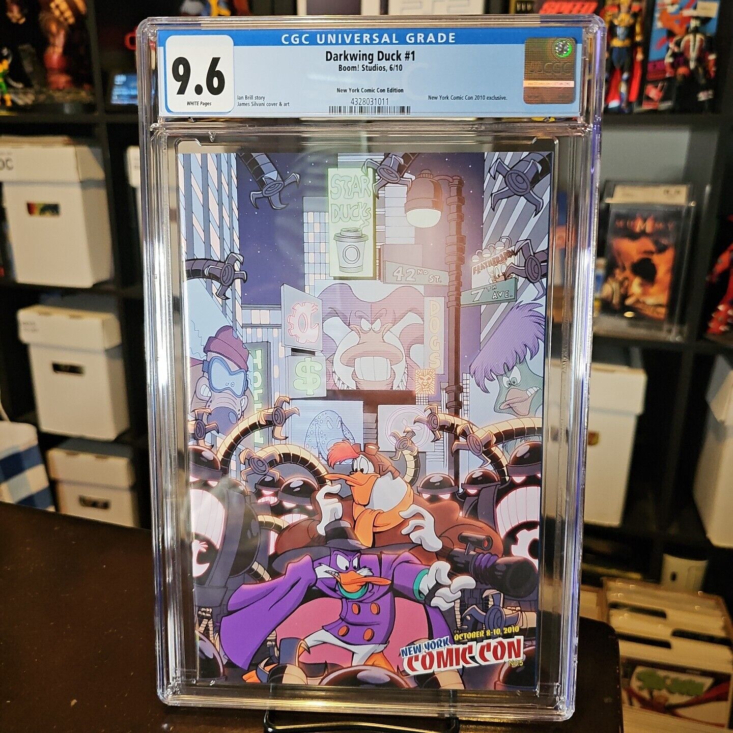 Darkwing Duck #1 (2010, BOOM!) CGC 9.6 NM NYCC Exclusive Virgin Variant