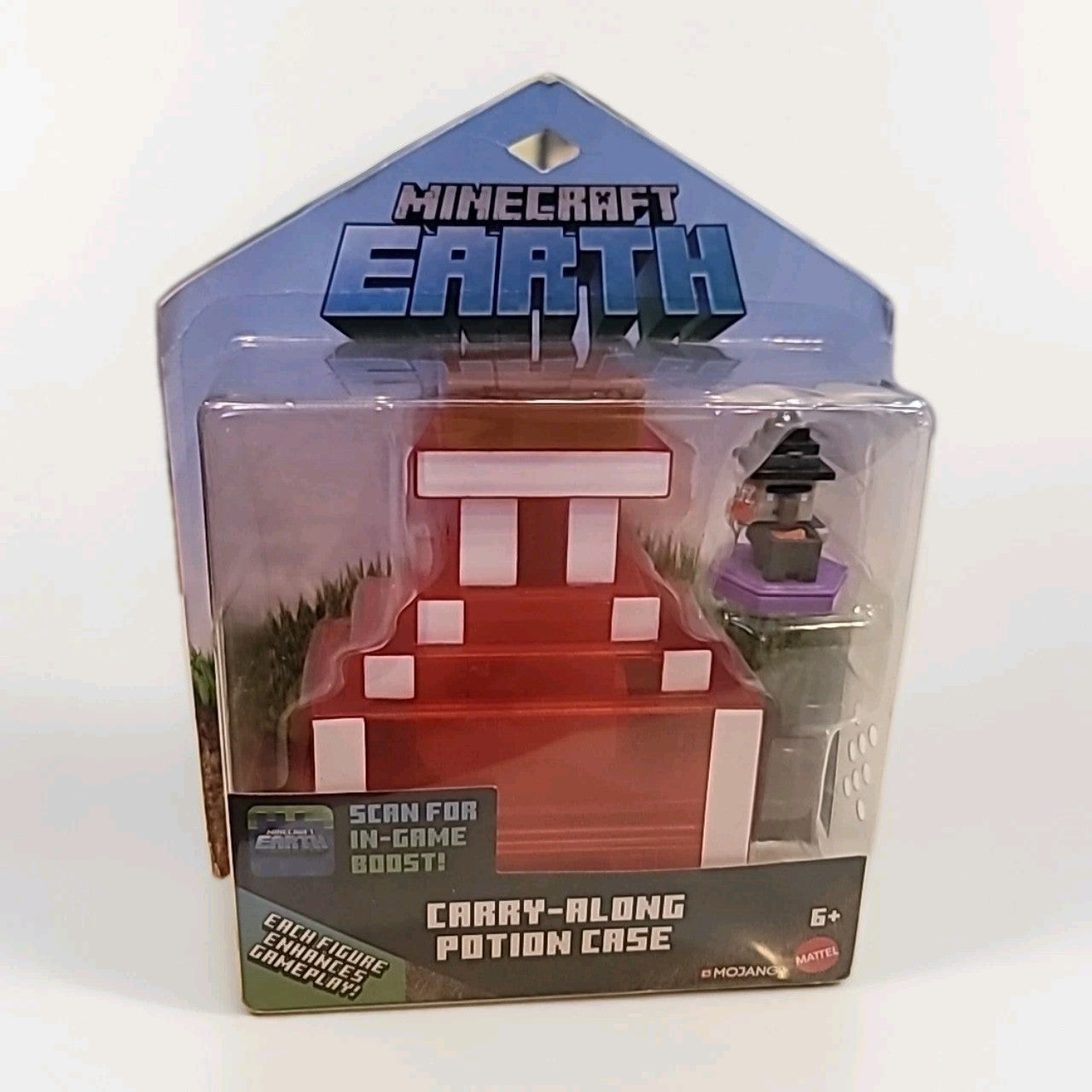 Minecraft Earth Carry-Along Potion Case & Mini Boost Potion Brewing Witch 