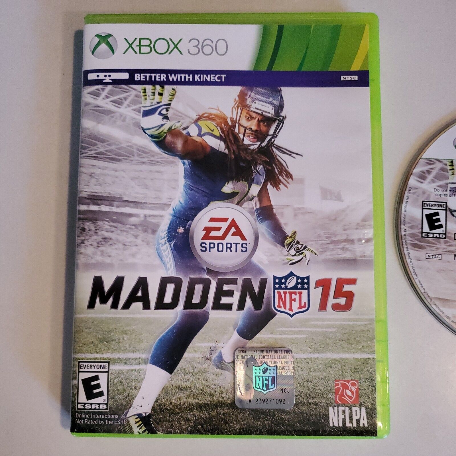 Madden NFL 15 (Microsoft Xbox 360, 2014) (FAST SHIPPING) SB2