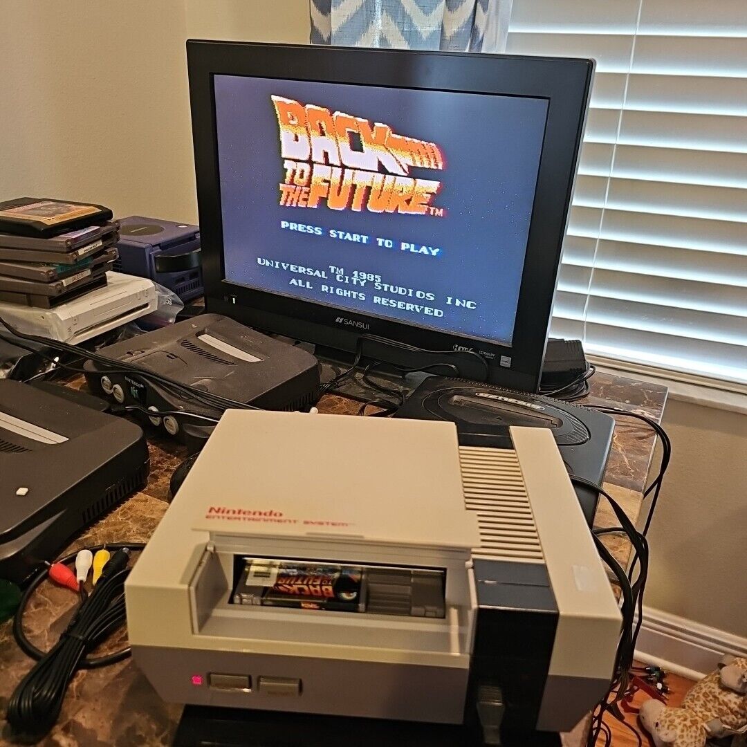 Back to the Future (Nintendo NES) Game ONLY Cleaned And Tested