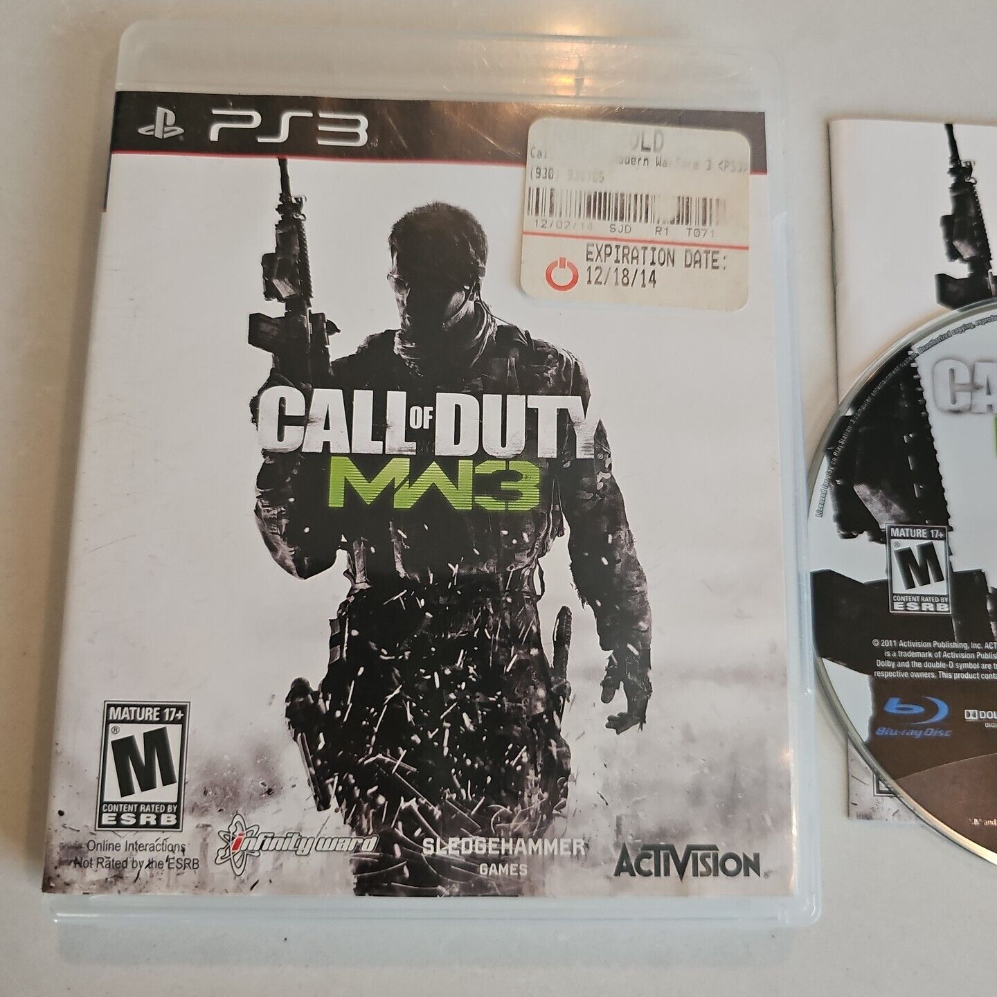 Call of Duty: Modern Warfare 3 Sony PlayStation 3 2011 Complete in Box - Tested