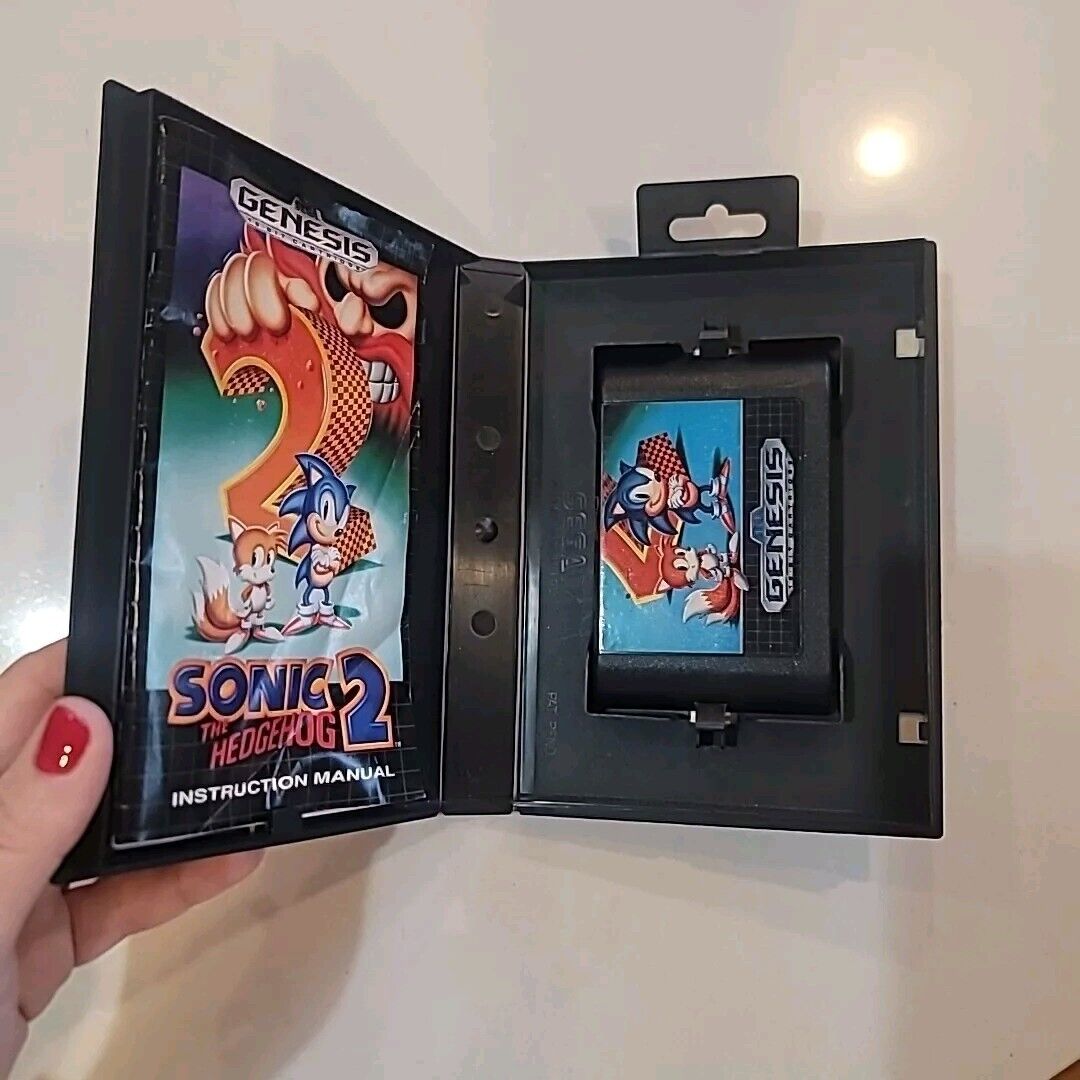 Sonic The Hedgehog 2 Sega Genesis Complete With Manual 