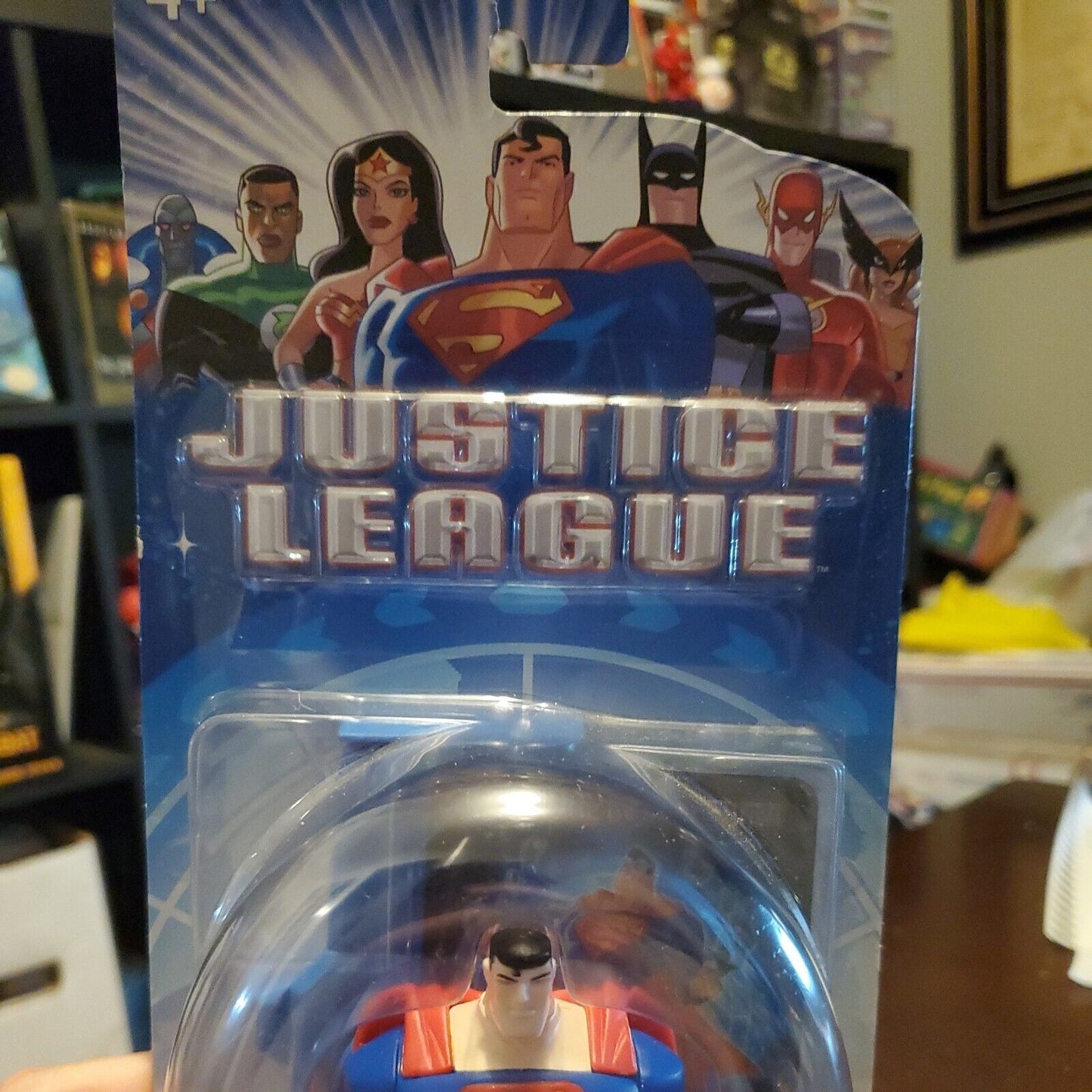 SUPERMAN BLUE SUIT Justice League SEALED Mattel Figure DC