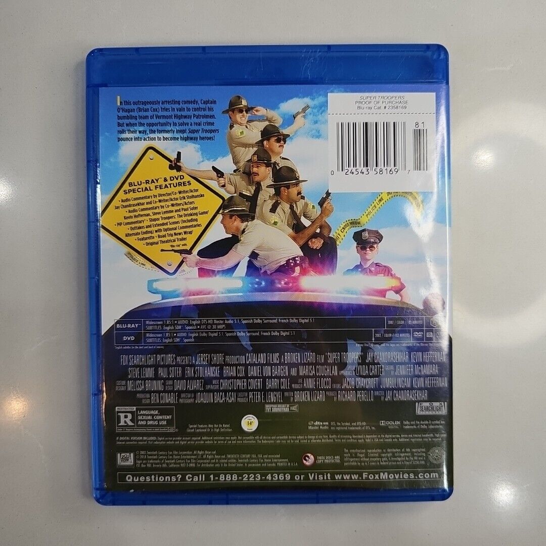 Super Troopers (Blu-ray & DVD, 2018)