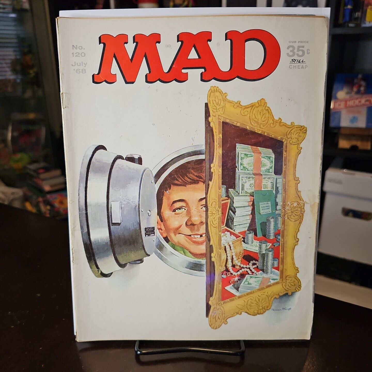 Vintage Humor Magazine Comic Mad No. 120 July '68 VG-