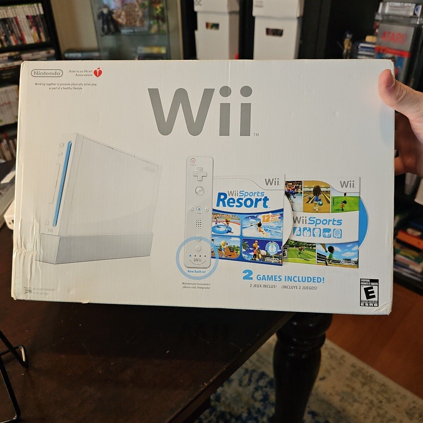 Nintendo Wii Sports & Resort White Console System In Box Clean & TESTED