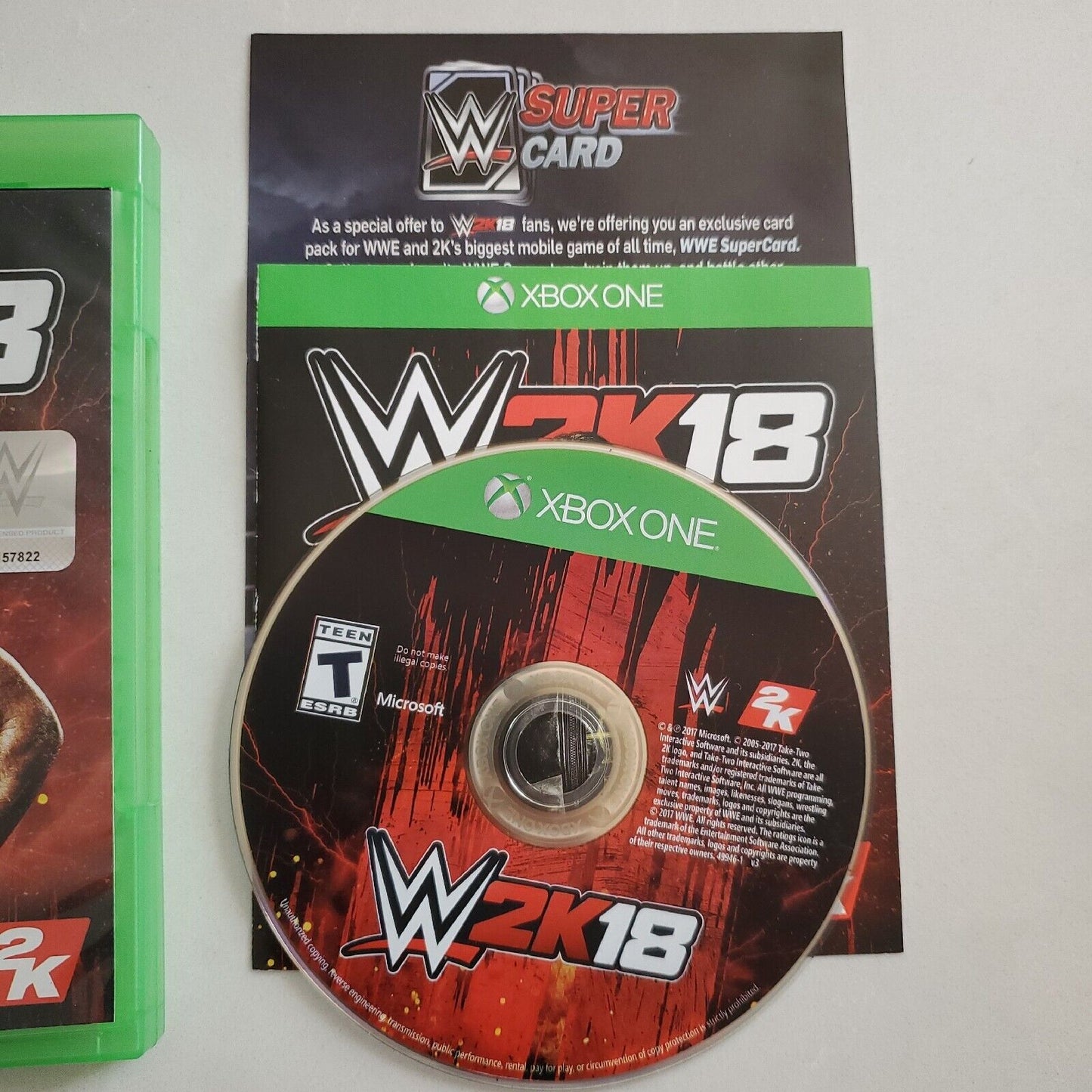 WWE 2K18 - Xbox One CIB TESTED