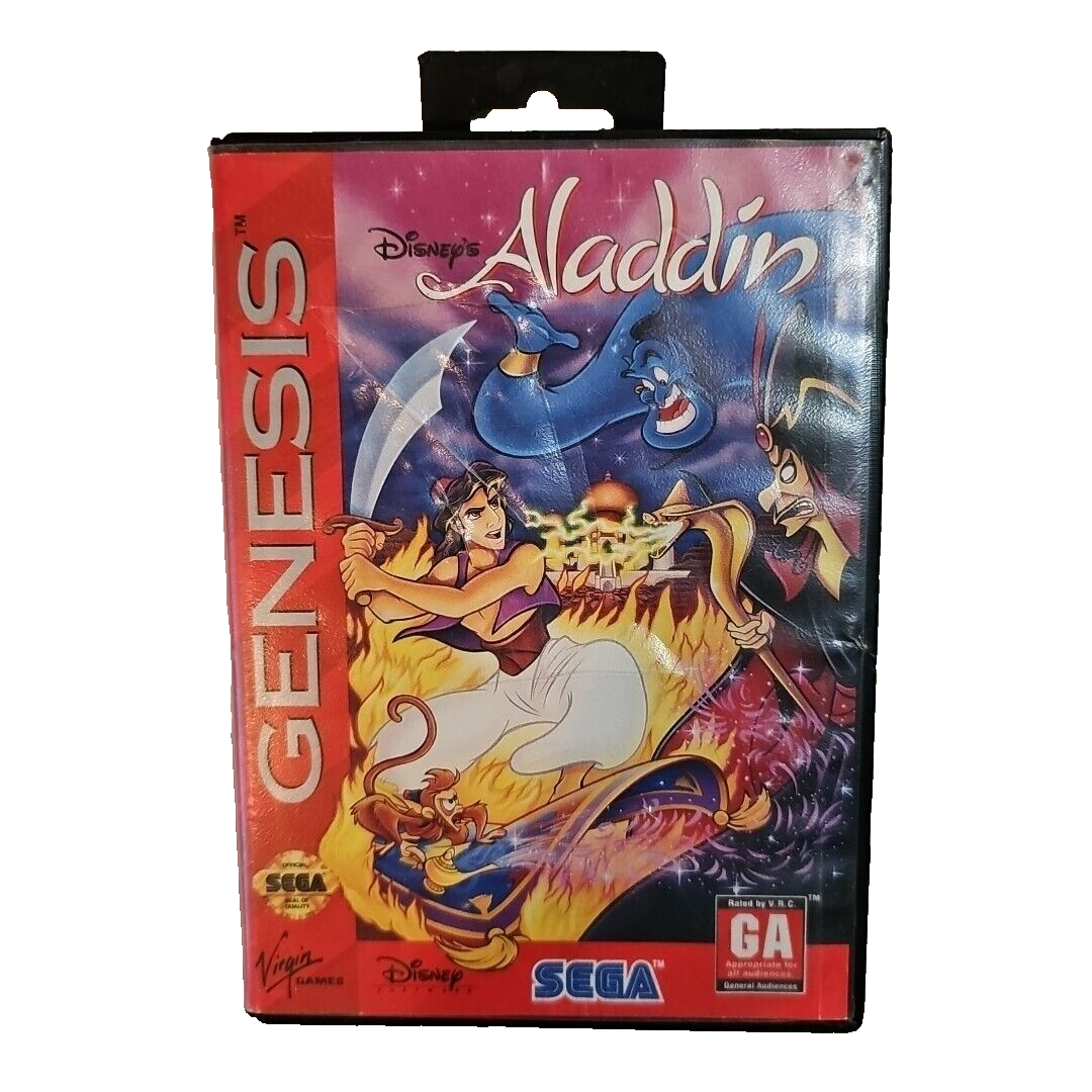 Disney's Aladdin (SEGA Genesis) Box Game No Manual