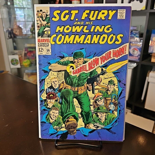 Sgt. Fury and His Howling Commandos Comic Book #56 Marvel July 1968