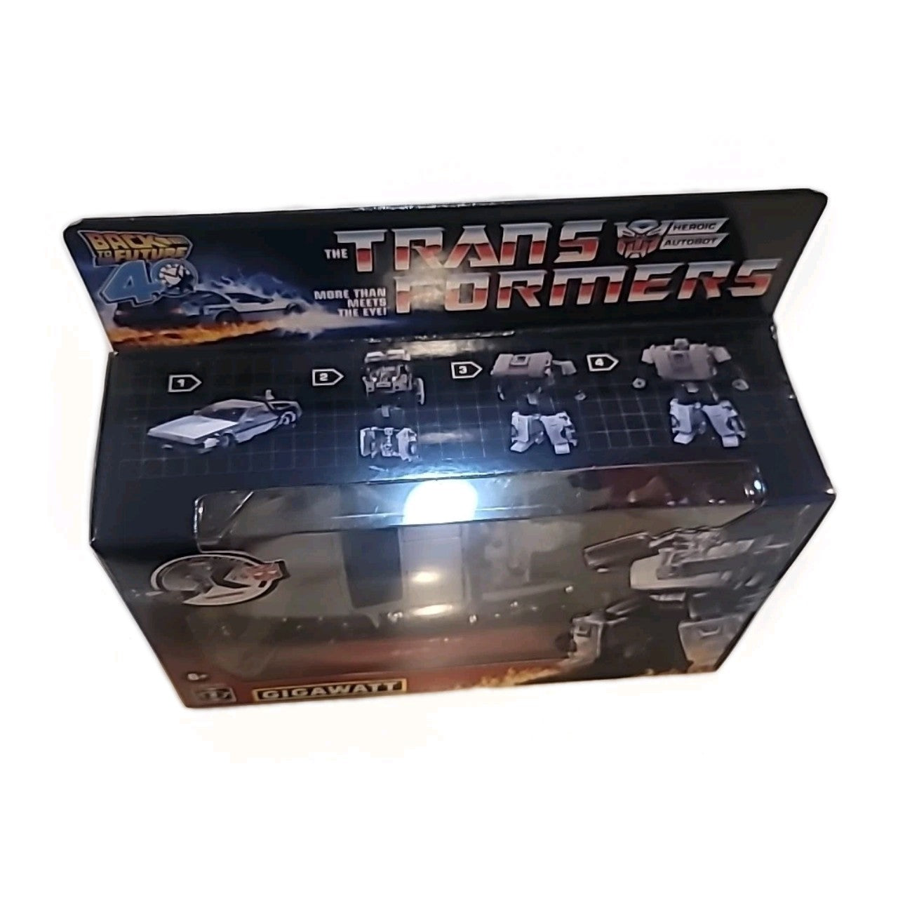 Back To The Future Transformers Delorian Gigawatt Generations 40th Anniversary 