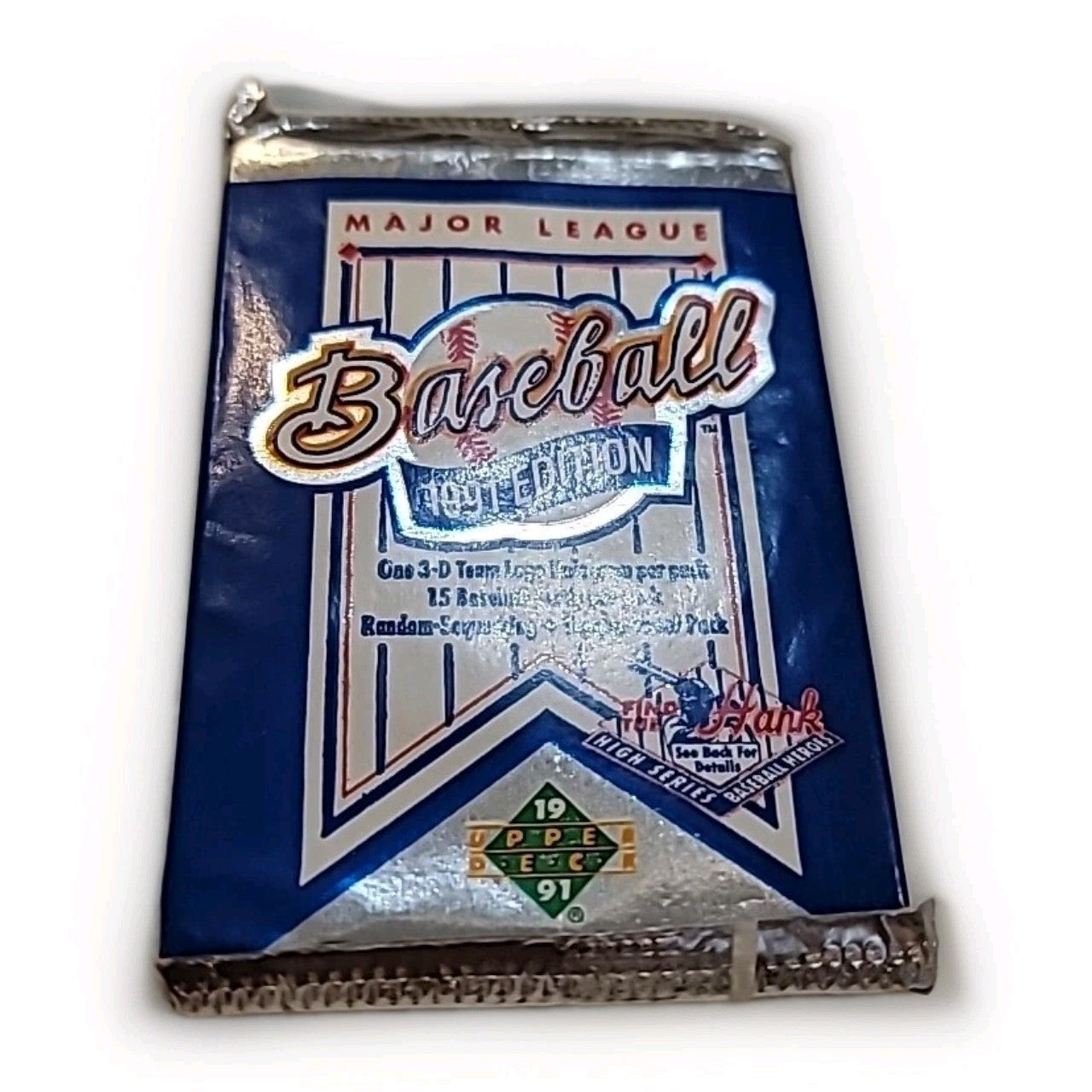 1991 Upper Deck Low Series Baseball Cards, 1 Sealed PACK