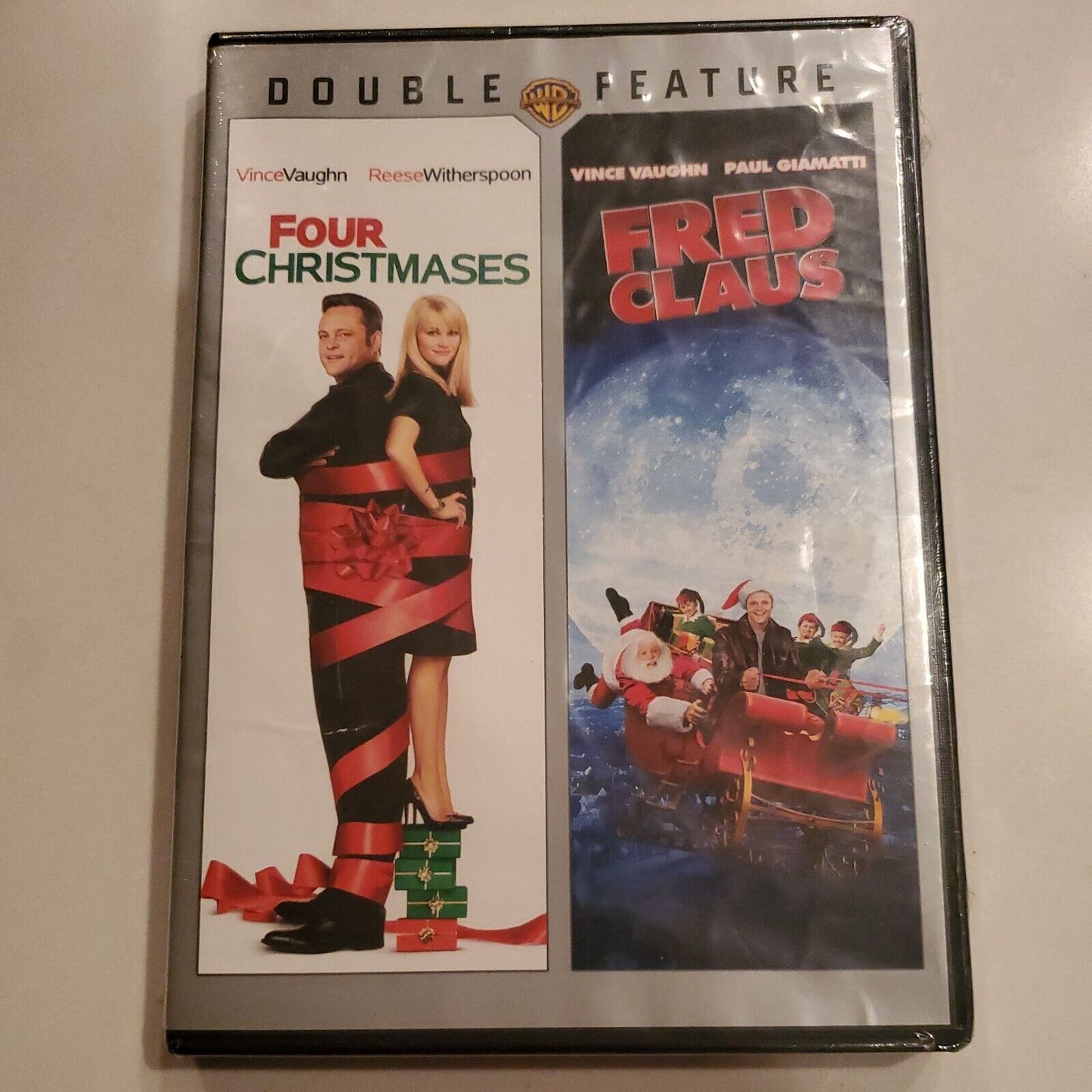 Fred Claus/Four Christmases (DVD, 2013, 2-Disc Set) Sealed