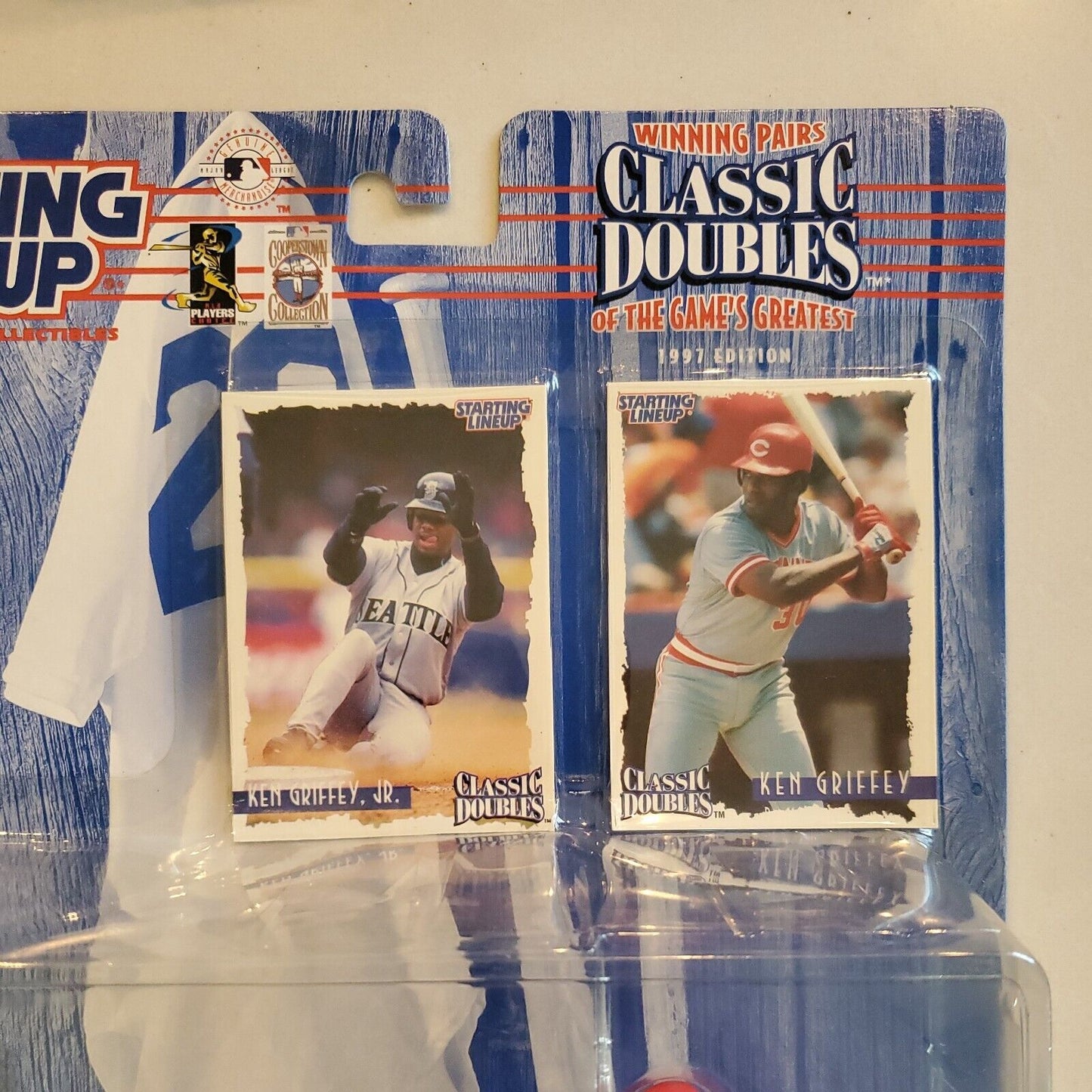 Starting Lineup 1997 Classic Doubles Ken Griffey Jr. / Ken Griffeyxlnt Card