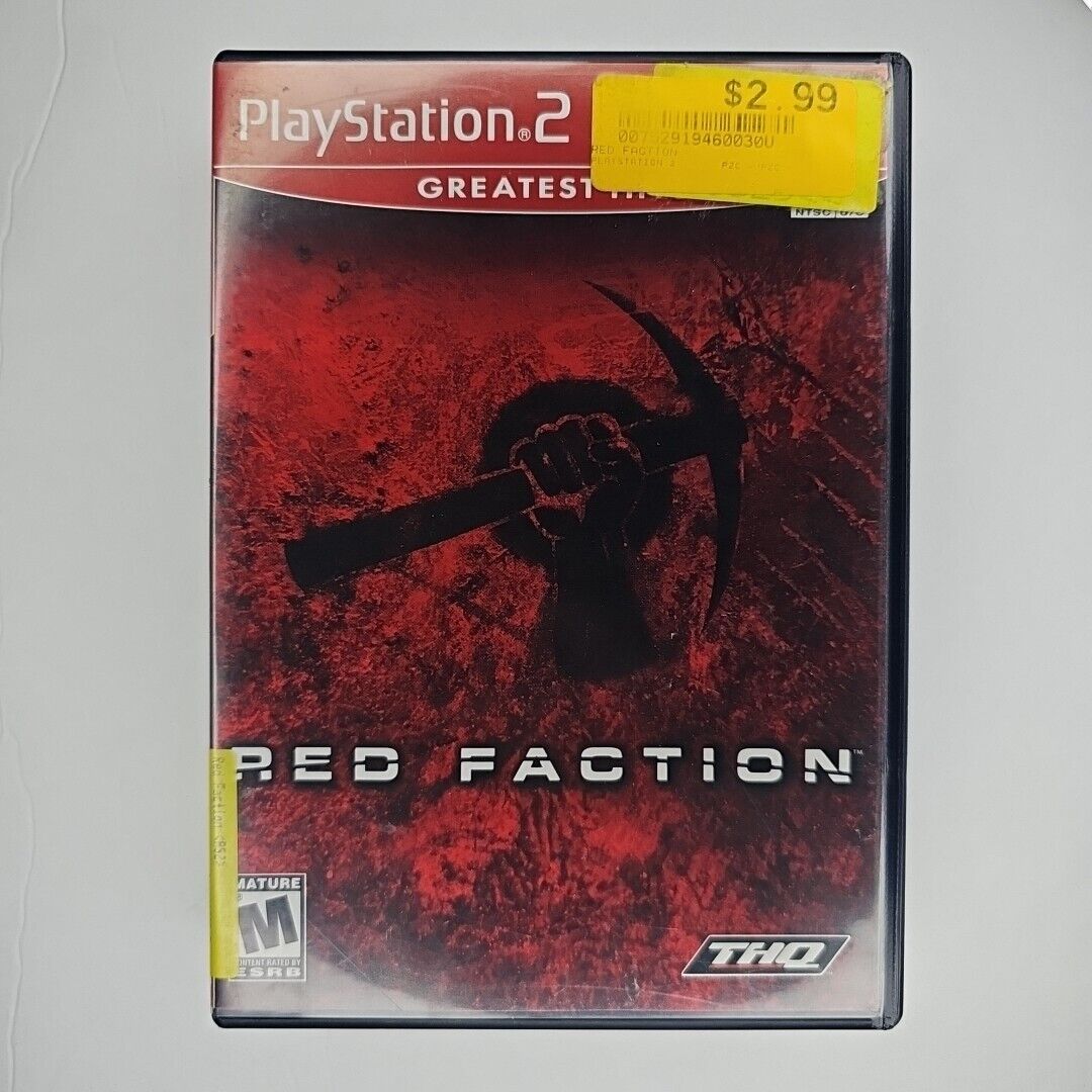 Red Faction I & II (1 and 2) (Sony Playstation 2 PS2) 