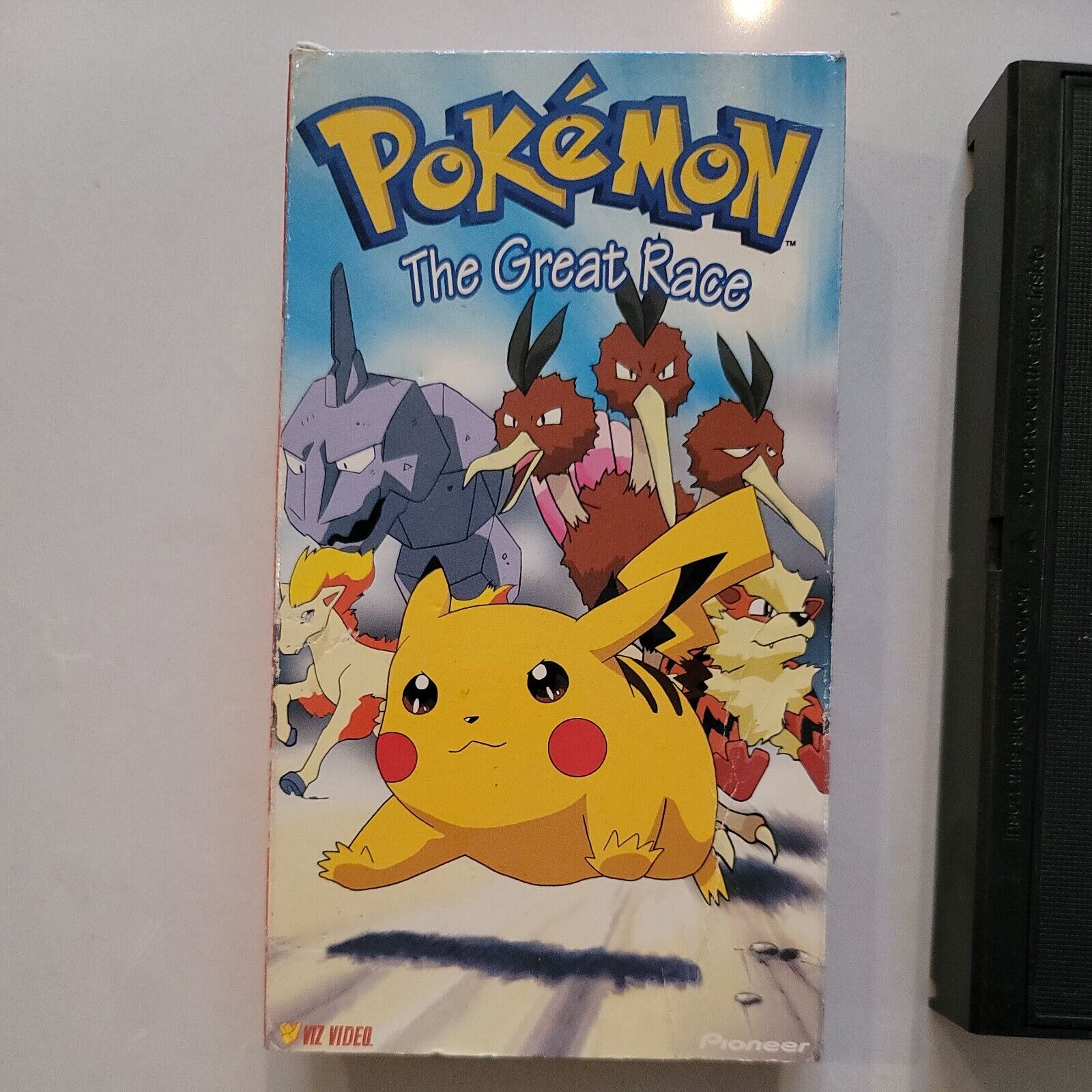 Pokemon Vol. 11: The Great Race (VHS, 1999) SB10