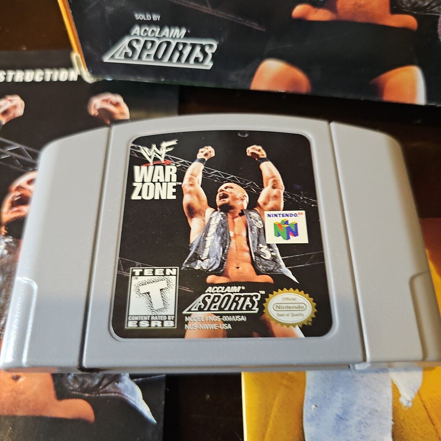 WWF War Zone Nintendo 64 N64 *CIB, COMPLETE*