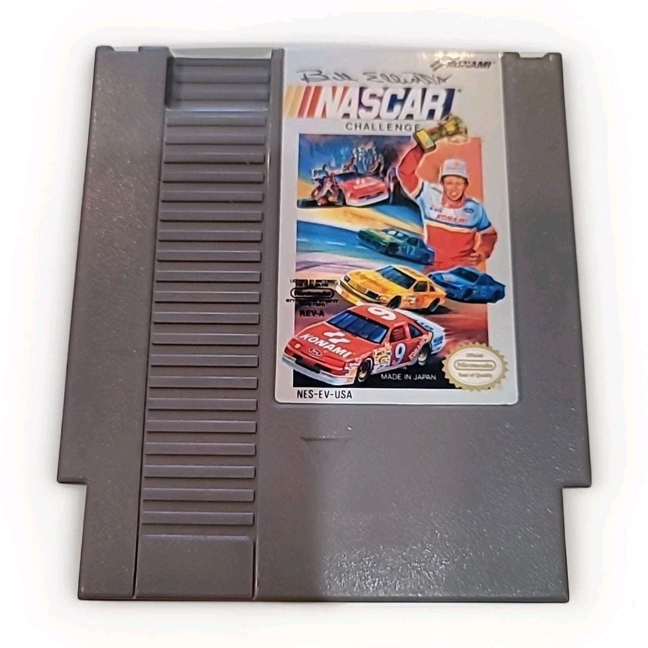 Konami NASCAR Challenge NES Game Cartridge Tested Working 