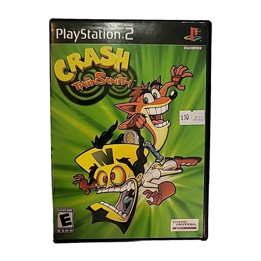 Crash Twin Sanity (Sony PlayStation 2, PS2) Complete w/ Manual CIB