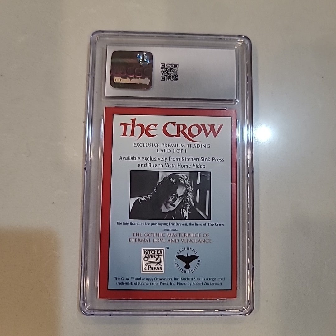BRENDAN LEE  THE CROW - EXCLUSIVE LIMITED EDITION 1/1 - 1 OF 1- 1994 ICONIC CARD
