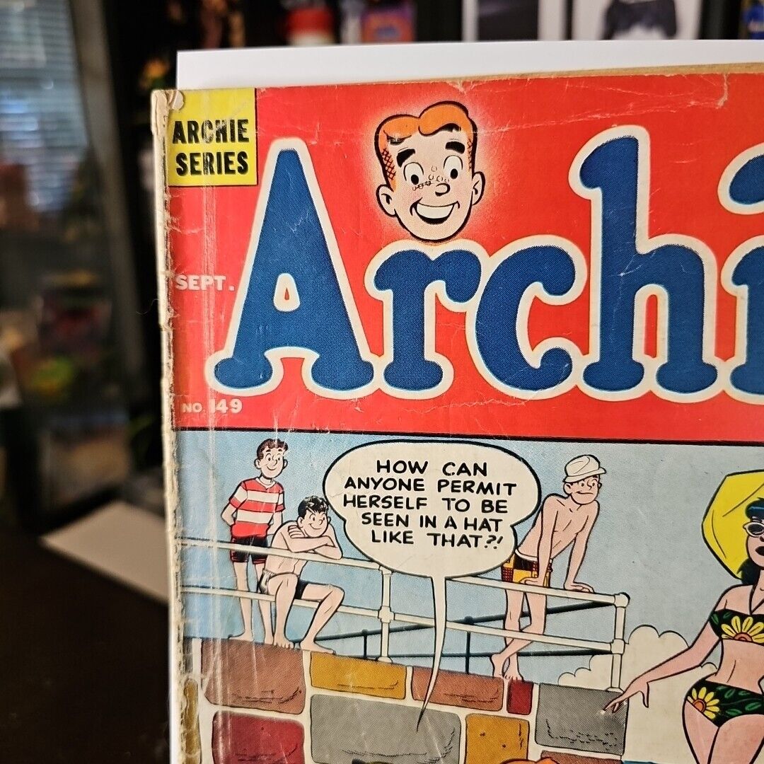 ARCHIE #149 1964 ARCHIE COMICS SILVER AGE COMIC BOOK Reader Copy