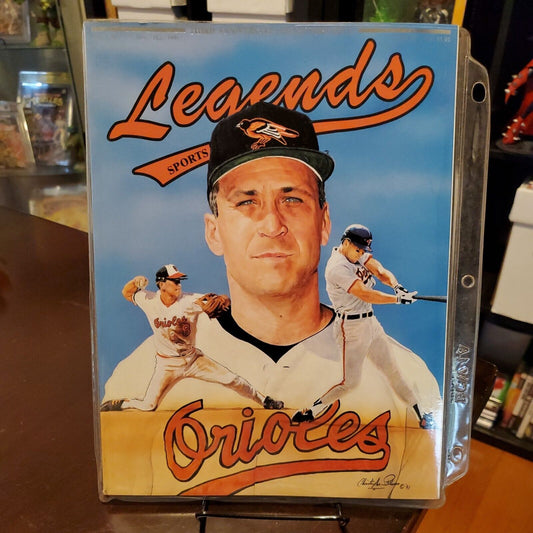 CAL RIPKEN JR. LEGENDS MAGAZINE 1991 BALTIMORE ORIOLES with cards