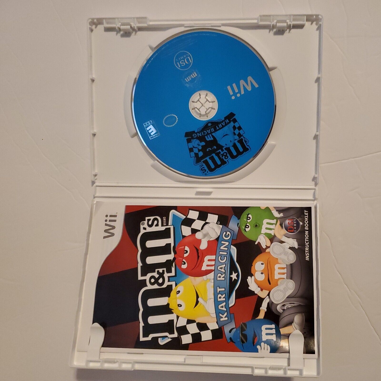 Nintendo Wii M&M MM Kart Racing Complete CIB