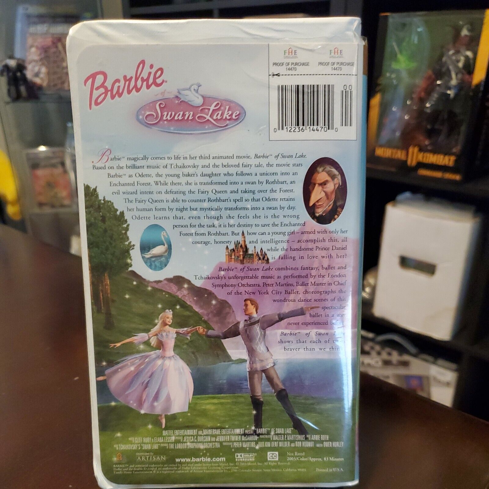 Barbie of Swan Lake (VHS, 2003) Used Tested Children's VHS