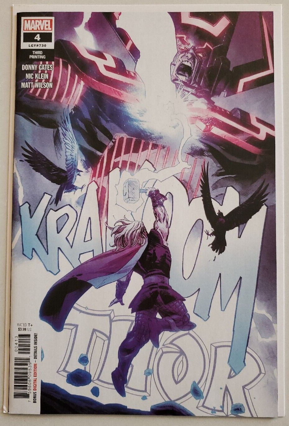 THOR #4 3RD Printing Donny Cates NM